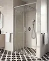 Sliding Shower Door YAURI 1200 x 1900 mm Silver