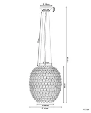 Pendant Lamp SAUER Silver_761627