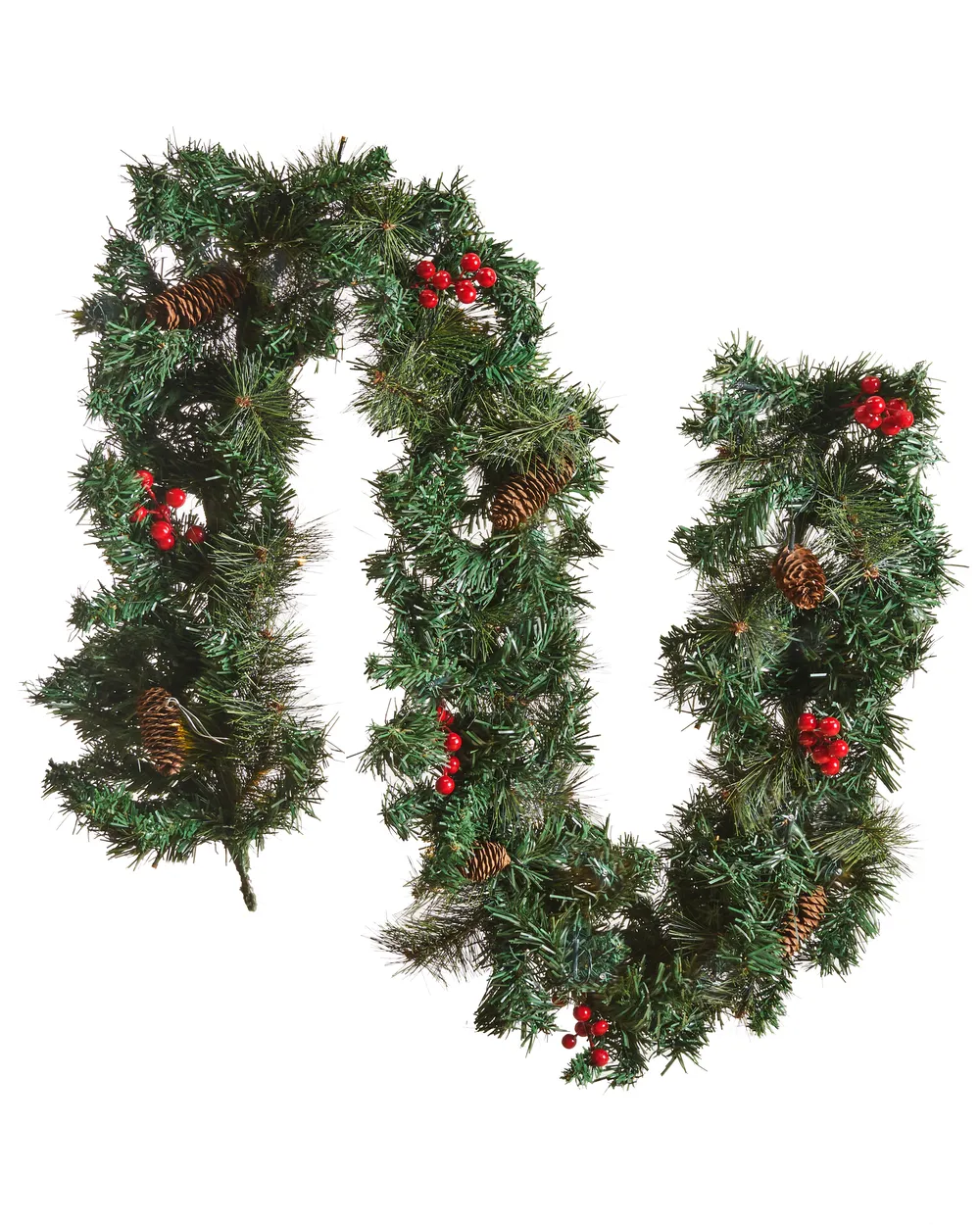 Christmas Garland LED TENALA 180 cm Green_813304