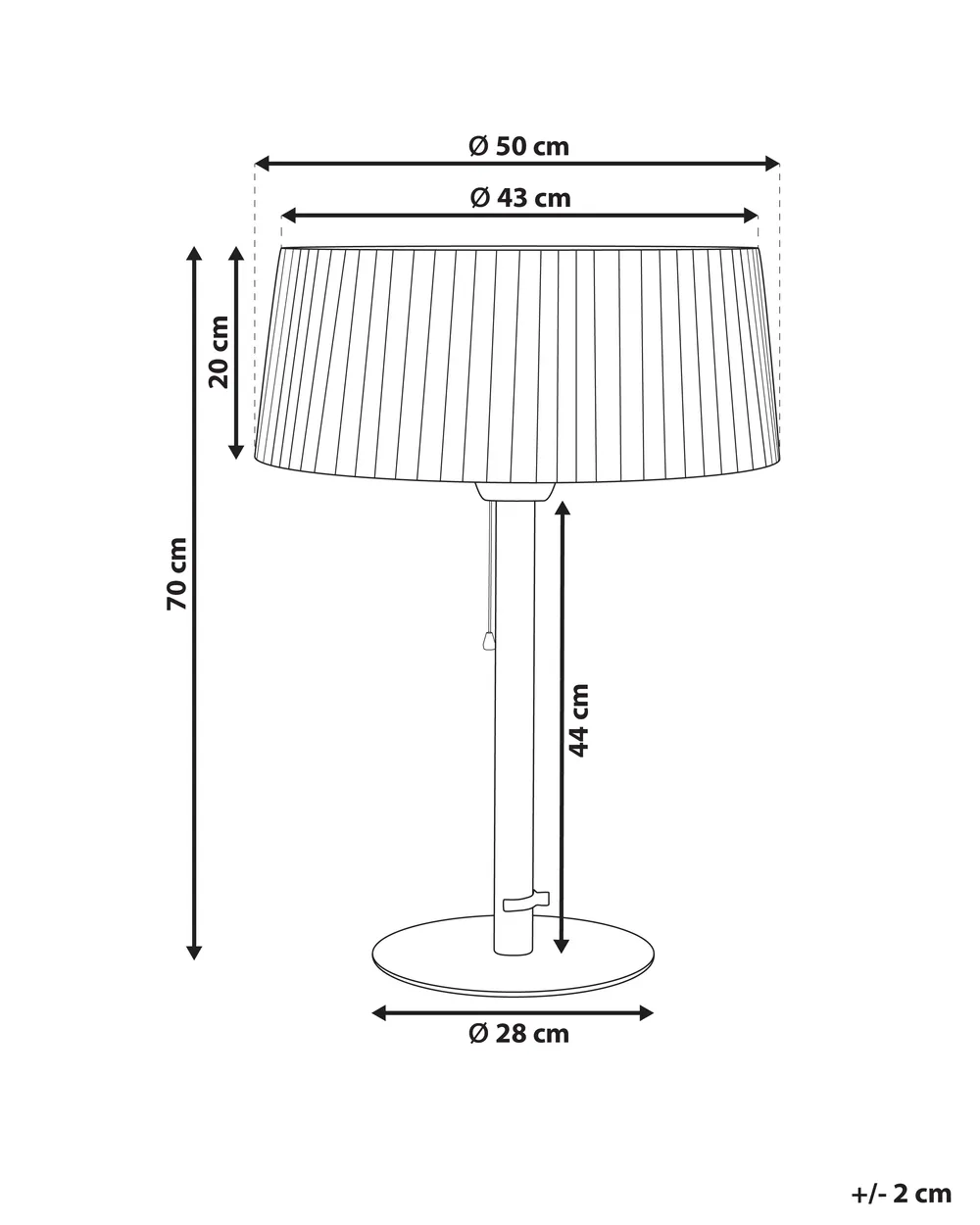 Freestanding Infrared Patio Heater OLLERIA 1500 W Grey_968125