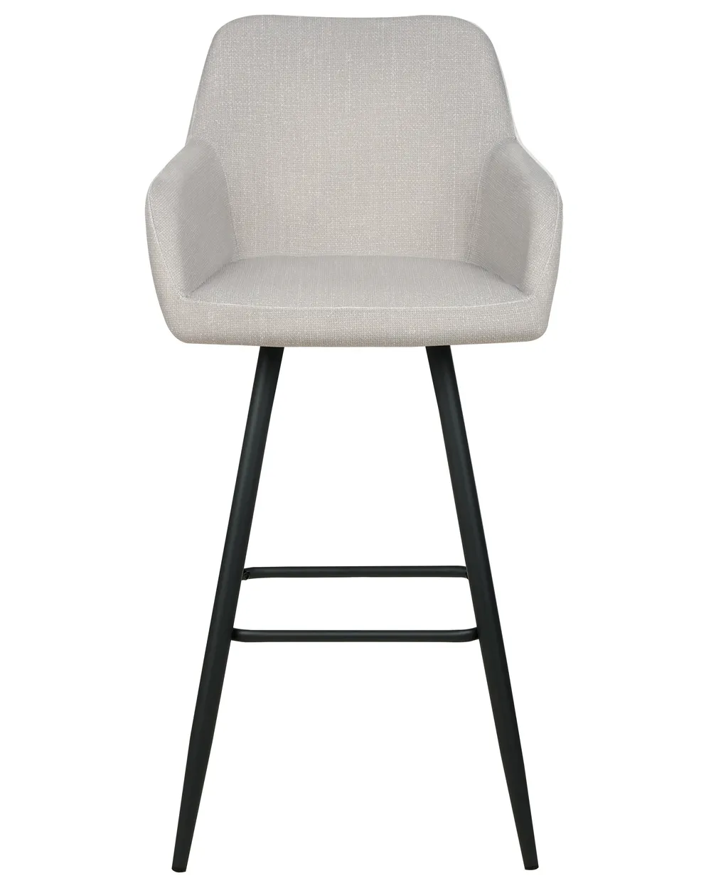 Set of 2 Bar Chairs CASMALIA Velvet Taupe_898960