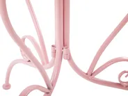 Bistro Table ALBINIA 70 cm 70 cm Metal Pink_774548