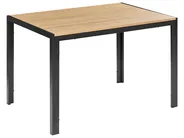 Ruokapöytä MANN Ruskea/musta 120 cm 80 cm_1001796