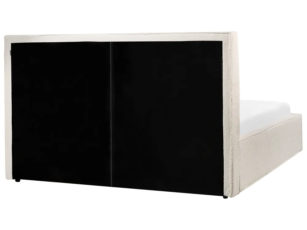 Ottoman Bed MOISSAC Boucle Off-White 160 x 200 cm (EU King Size)_928790