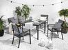 Garden Dining Set 4 Seater PRATO Grey
