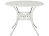 Bistro Table ANCONA 90 cm 90 cm Metal Off-White