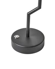 Wireless LED Table Lamp ALVIELA with Dimmer Metal Black_940346