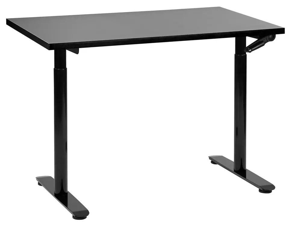 Manual Adjustable Standing Desk DESTINAS 120 cm 72 cm Black