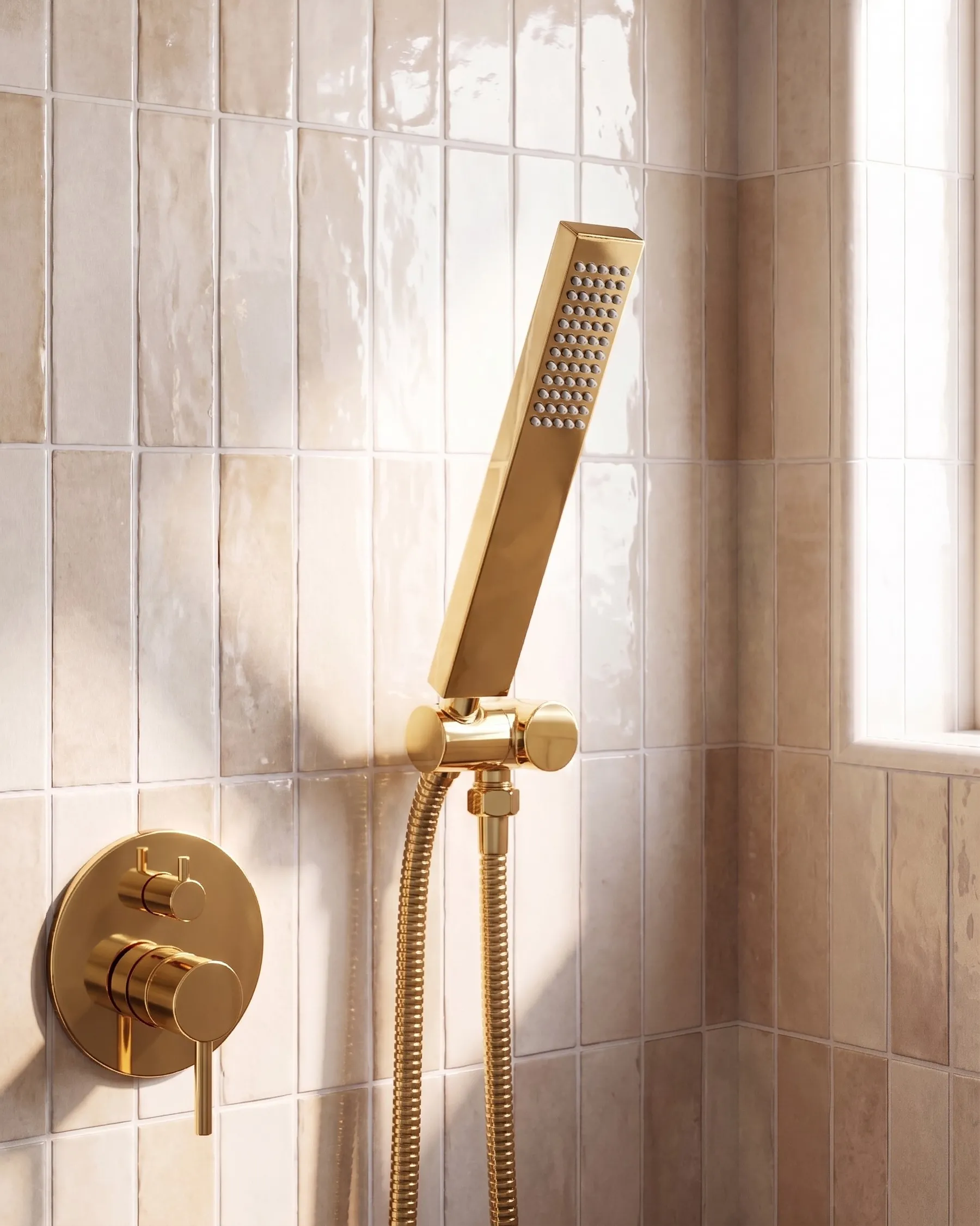 Shower Head TABACAL Brass Gold_980529