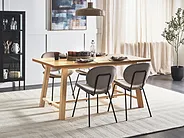 Dining Table BARNES Natural Ash Wood 160 cm 90 cm_1150893