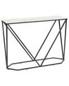 Console Table HAZEN Marble/ Black
