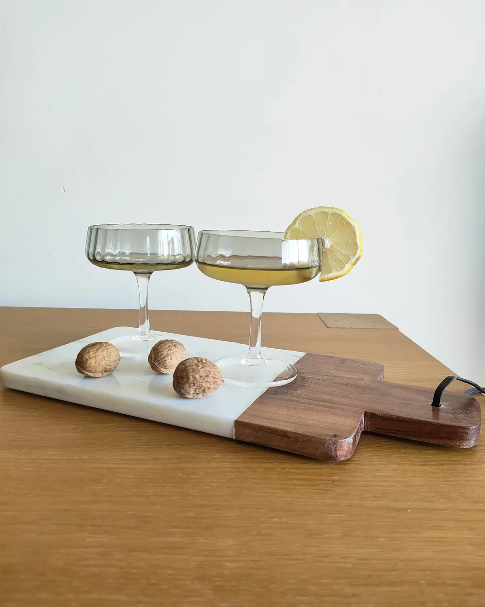 Set of 4 Champagne Saucers QUARTZ 170 ml Grey_946565
