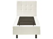 Adjustable Bed Boucle DUKE 80 x 200 cm (EU Small Single) Off-White_1011390