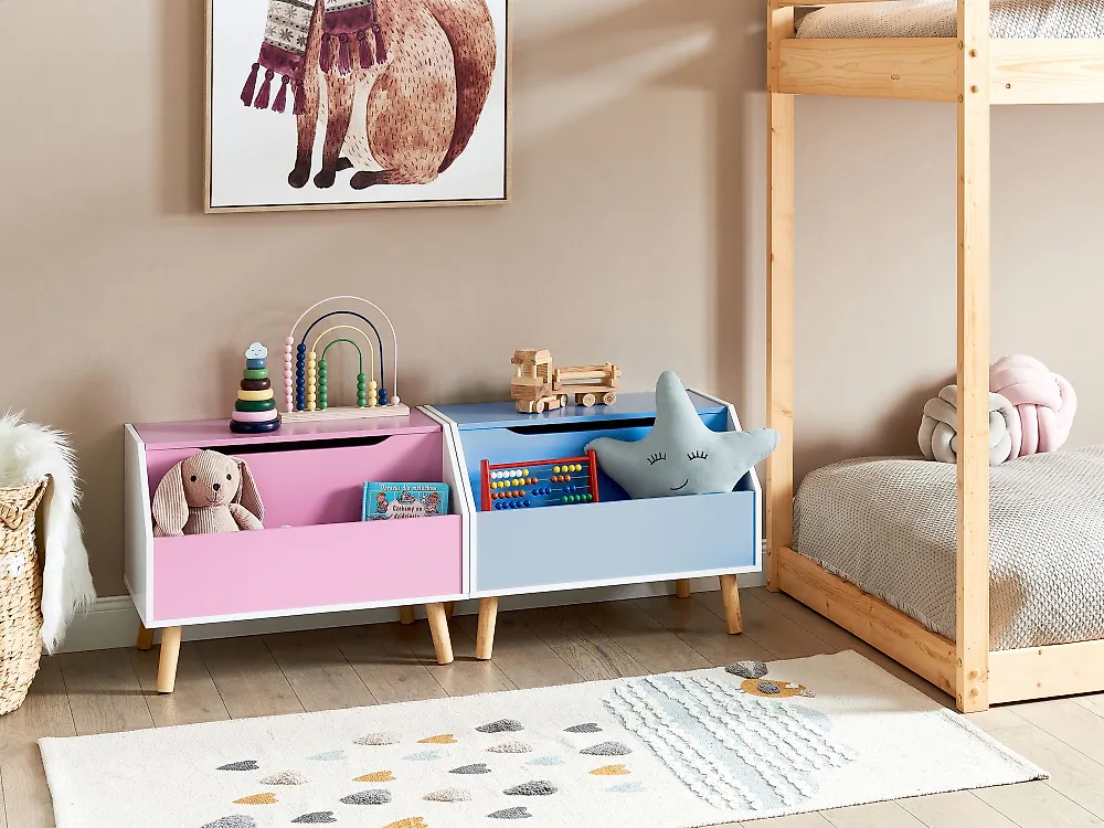 Toy Box CASPER 43 cm Pink_1183389