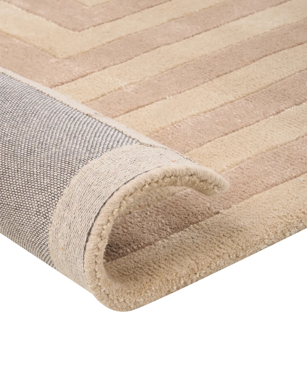 Rug SARAI Beige 160 x 230 cm Viscose_1036903