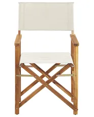 Set med 2 trädgårdsstolar CINE Akaciaträ Grön_819238