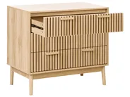 3 Drawer Chest LYNWOOD Light Brown_945534