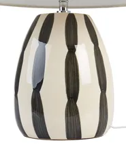 Table Lamp LUCHETTI Ceramic Black/ White_904954
