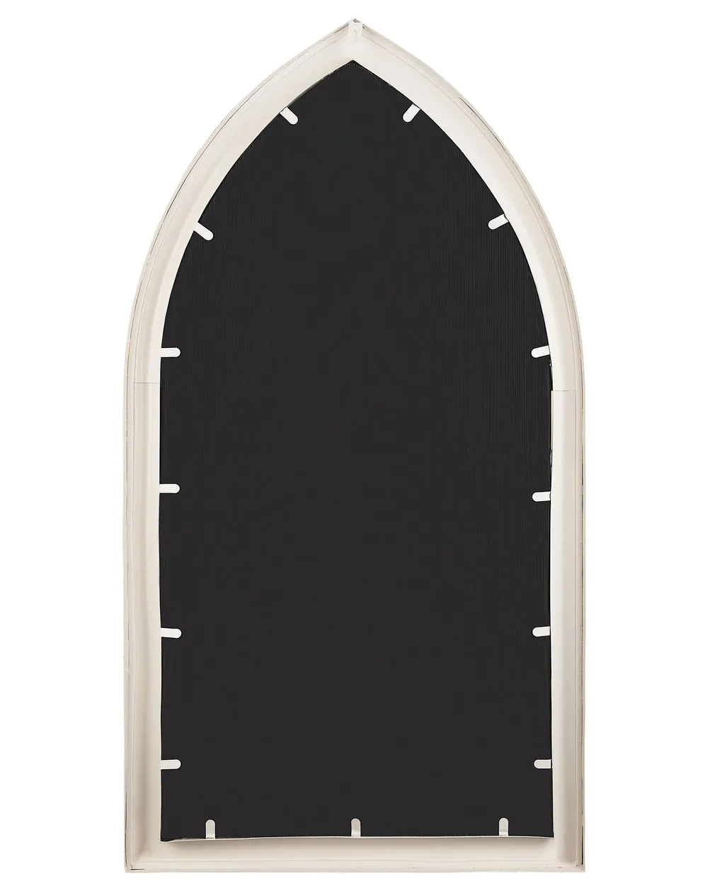 Väggspegel TRELLY 62 cm 113 cm Metall Vit_748064