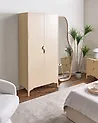 Vaatekaappi ARDURA Beige Metalli