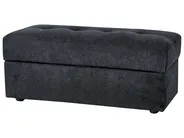 Sofa Bed 3 Seater FALSTER with Storage Fabric Black_878872
