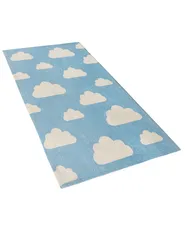 Kids Rug GWALIJAR Blue 60 x 90 cm Cotton_798373