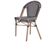 Garden Dining Set 4 Seater RIFREDDO PE Rattan Grey_1062326
