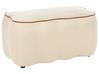 Upholstered Bench JUNO Fabric Light Beige