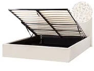 Ottoman Bed ORBEY Boucle Off-White 160 x 200 cm (EU King Size)_981723