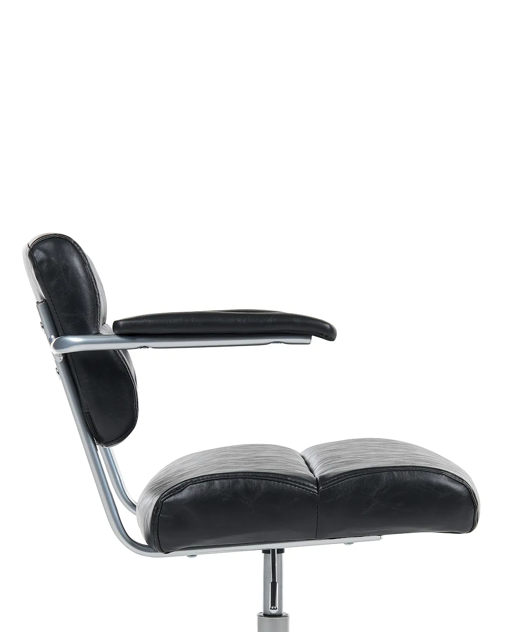 Desk Chair CANDOR Faux Leather Black_1136707