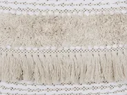 Set of 2 Decorative Cushions VILLUR 45 x 45 cm Cotton Beige Striped_768906