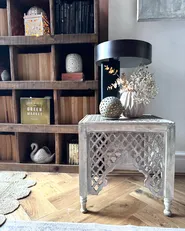 Side Table KADMA Mango Wood Light Brown_961806