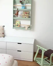 3 Tier Bookcase LILOET 102 cm Light Green_1171517