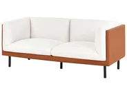 Sofa 2 Seater VORGOD Fabric Off-White_981365
