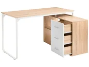 Hörnskrivbord SOGNE 140 cm 100 cm Ljusbrun_1054774