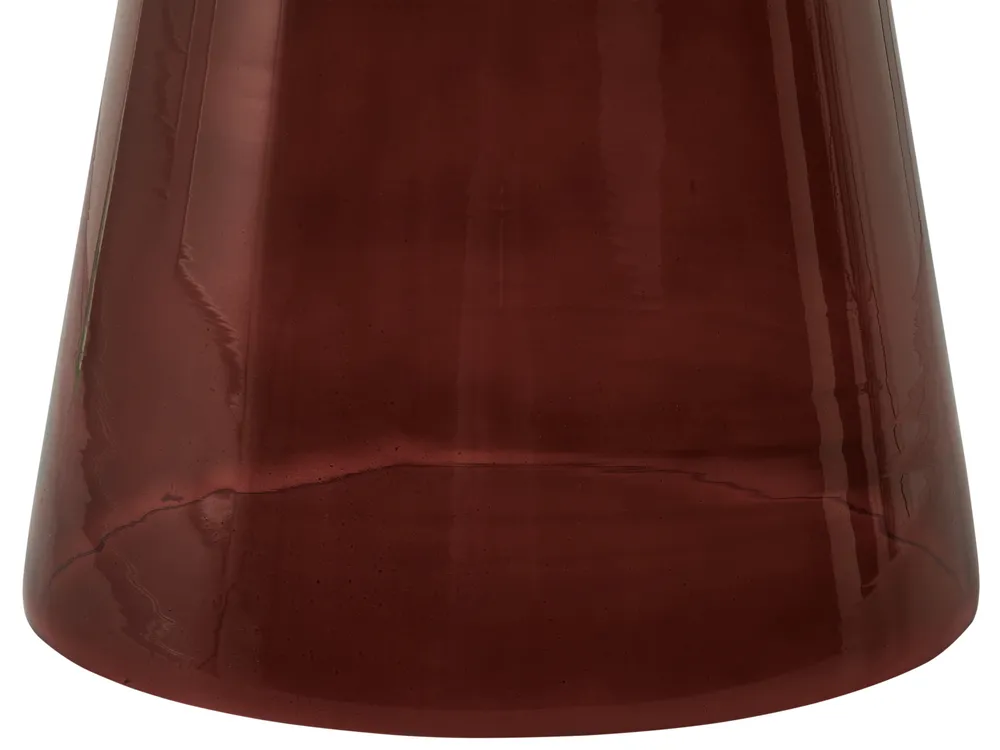 Side Table CALDERA Glass Dark Brown_1087596