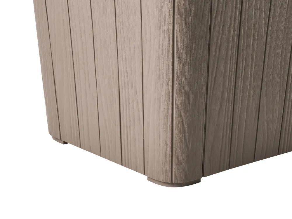 Säilytyslaatikko SARANDI 40 cm 40 cm Ruskeanharmaa_1054144