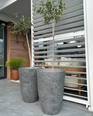 Plant Pot CAMIA 43 cm Grey_1014210