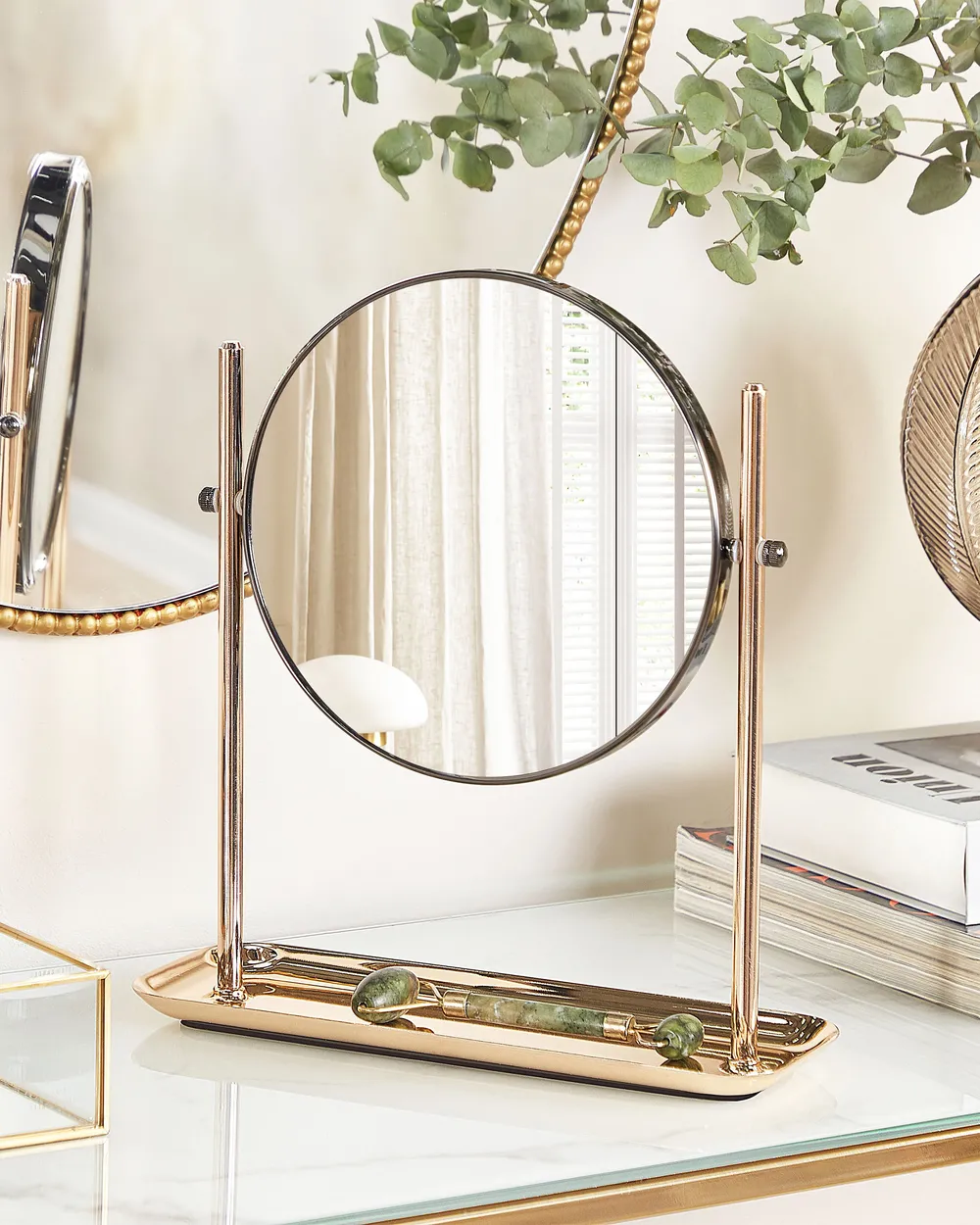 Makeup Mirror FINISTERE Gold