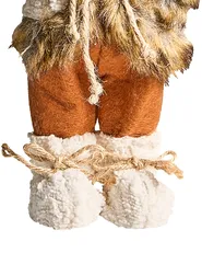 Joulukoriste SVARTEVATNET 37 cm Joulupukki Ruskea/valkoinen_1022034