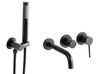 Wall Mounted Bath Shower Mixer Tap JAVIRA Black