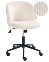 Kontorstol MILES Kordfløyel Off white