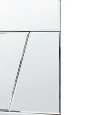 Väggspegel ANCEMONT 80 cm 80 cm Silver_953315