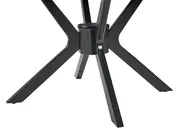 Extending Dining Table TYMIS Black Oak 107/137 cm 107 cm_1020188