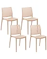 Puutarhatuolisetti 4 kpl ILLUMANI Beige