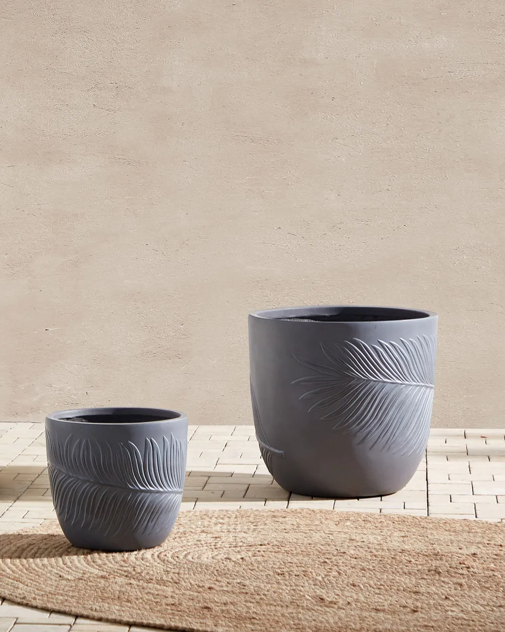 Plant Pot FTERO 42 cm Grey