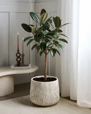 Kukkaruukku ERIROS 31 cm Vaaleanbeige_1032412