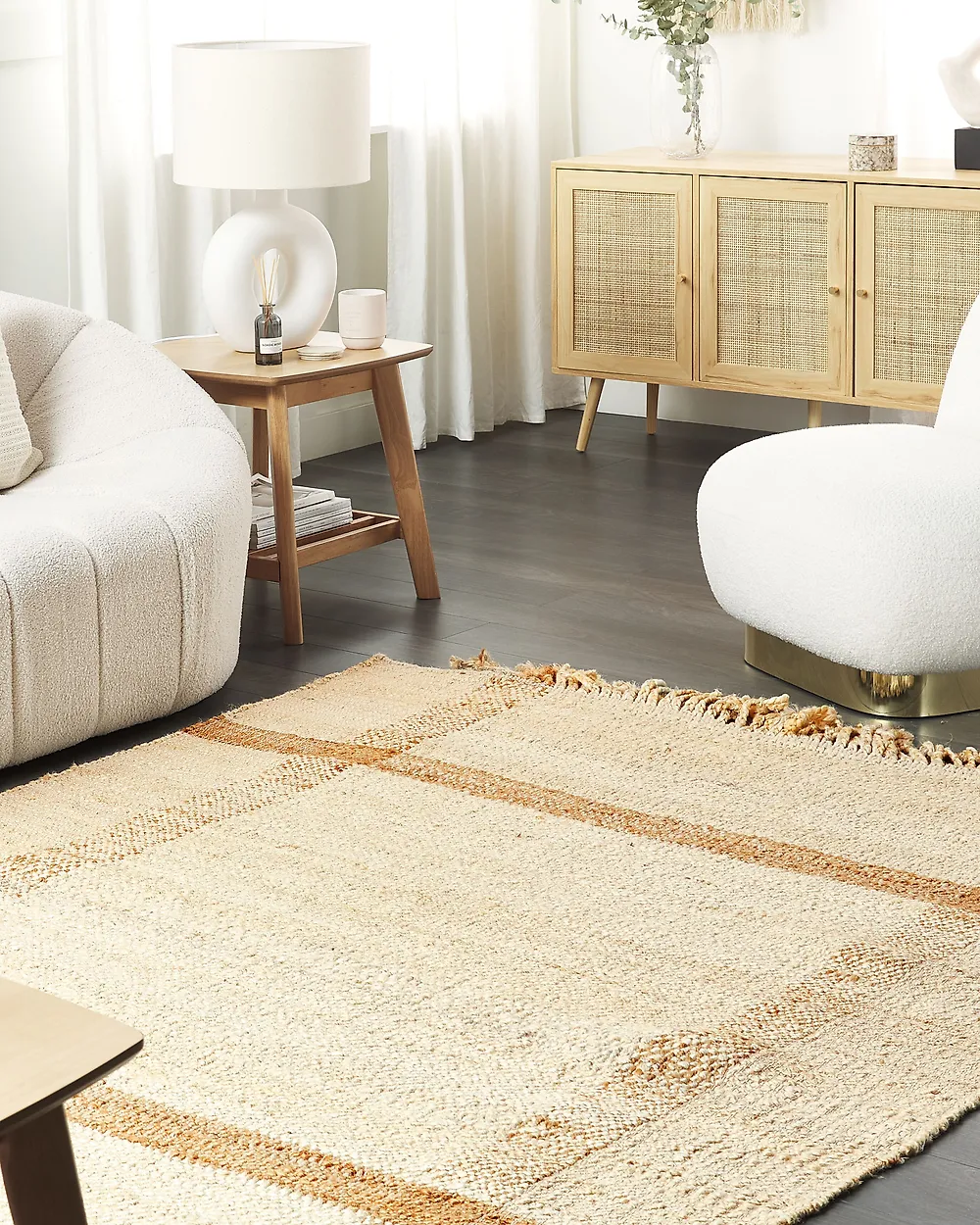 Matto YELMEZ Beige 140 x 200 cm Juutti_1185710