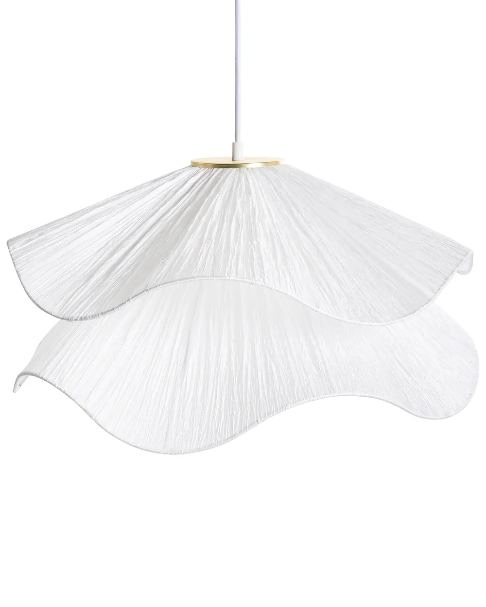 Pendant Lamp PUNGWE Fabric White