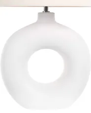 Table Lamp VENTA Ceramic White_833945
